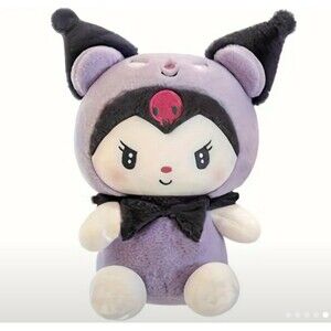 Purple‎ Kuromi Plushie, soft Sanrio stuffed animal